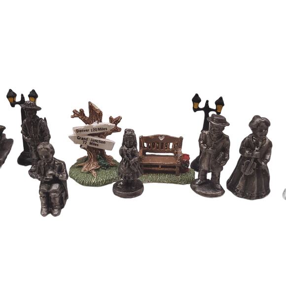 Liberty Falls Americana Pewter Collection Figures 1995 Grand Junction 15 Pieces - Picture 5 of 15